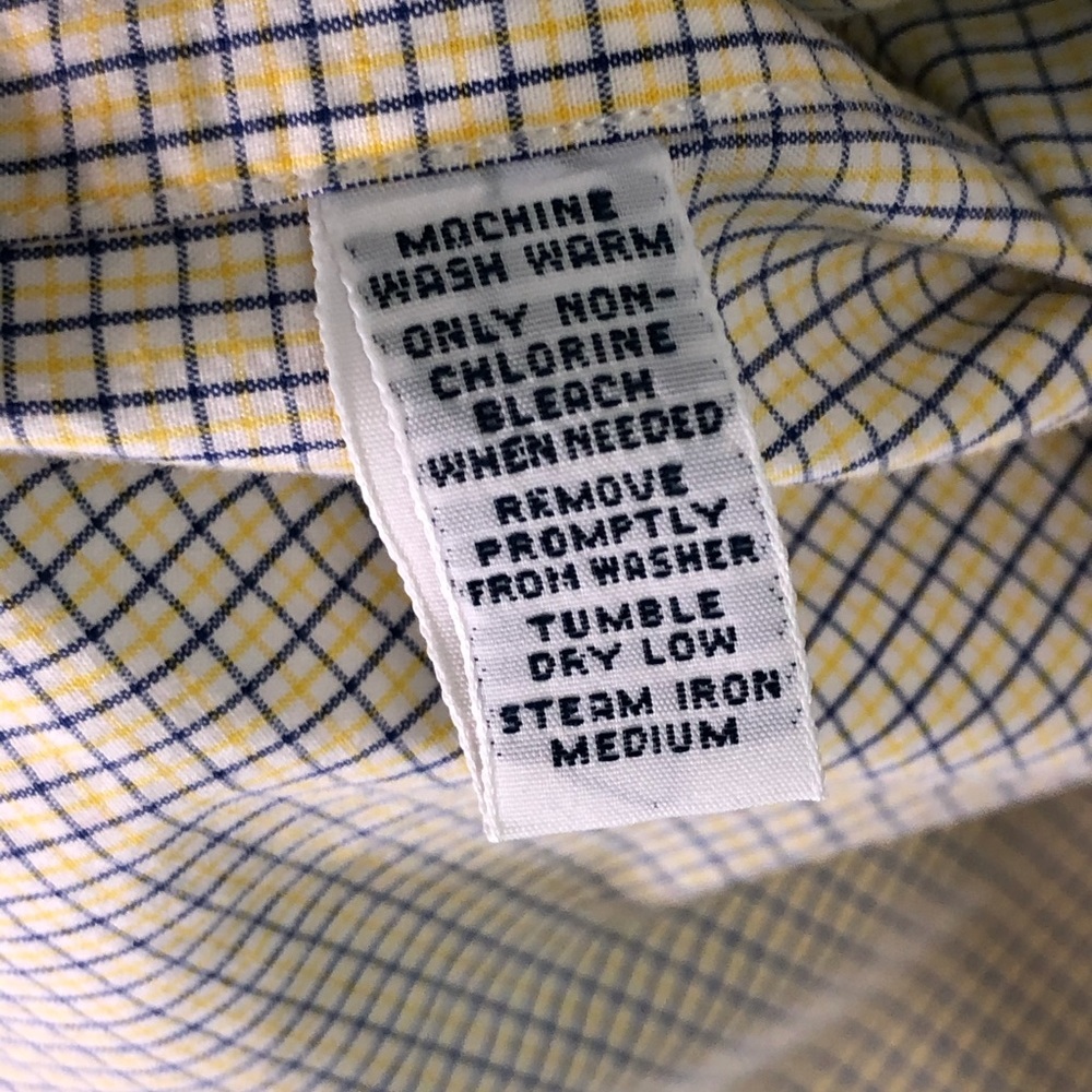 Ralph Lauren Men's Dress Casual Shirt Classic Fit Yarmouth Cotton Size 16 34-35 - Picture 11 of 16